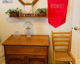 Vintage cabinet / chair / wall shelf