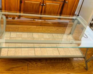 Tile / Glass Top Coffee Table