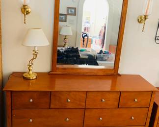 Mission Style Dresser w/ removable mirror