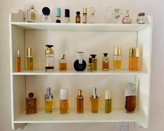 White Wall Shelf - Misc. Perfumes