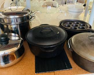 Pots & Pans including Cast Iron
