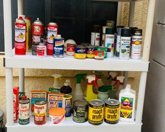 Misc. paint and gardening supplies