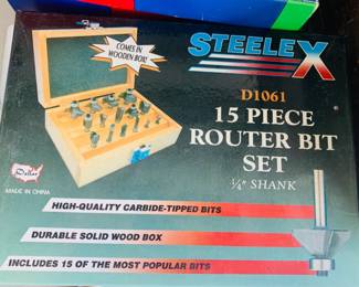 Steeled Router Bit Set