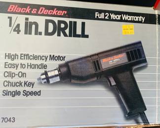 Black & Decker 1/4 in. Drill