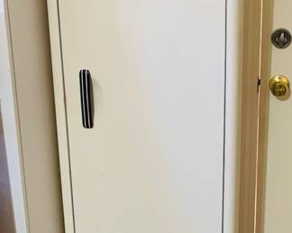 White metal vintage cabinet 