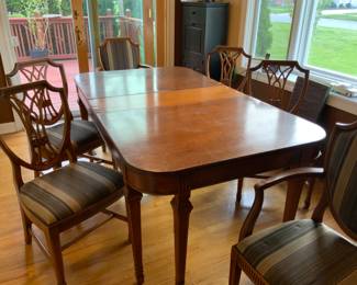 Dining room table 74" x 36" with insert