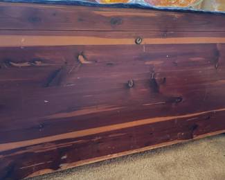 antique wood chest