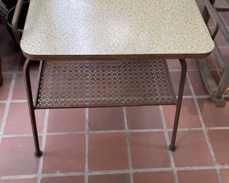 vintage, mid-century end table