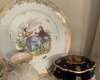 fine china display pieces, decor