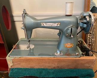 antique Remington sewing machine
