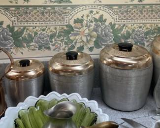 mettle vintage kettle, canisters