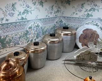 mettle vintage kettle, canisters