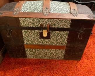 decorative antique trunk
