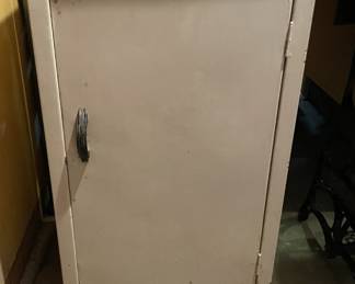 metal storage cabinet