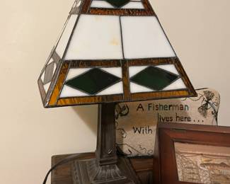 vintage lights, fish decor