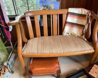 vintage wood furniture, embroidered and hand-woven linens, vintage and antique china dishes, bowls, decor, baskets