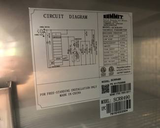 Summit commercial refridgerator