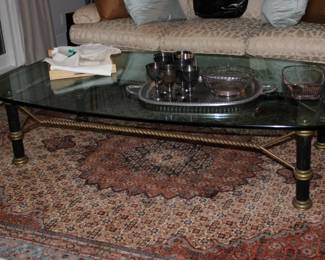 ROWAN RUG AND COFFEE TABLE WITH SOFA