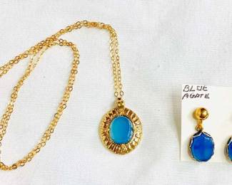 HPT007 Blue Lace Agate Set