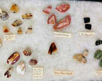 HPT006 Various Cut Gemstones - Agate/ Jade Ready for Jewelry Making