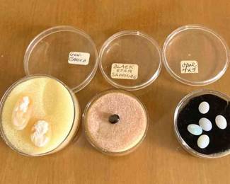 HPT025 Opals, Cameos, Star Saphire (black)