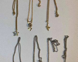 HPT031 Seven Heart / Star Necklaces Abalone 