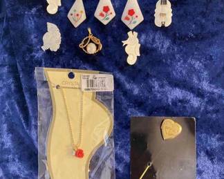 HPT033 Mother Of Pearl Pendants / Pins ++