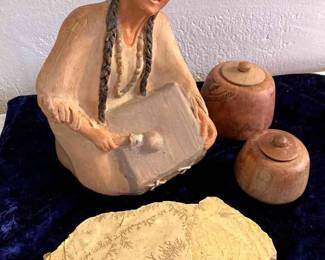 HPT037 Antique Art - Native American