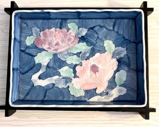 HPT046 Japanese Hand Painted Tray