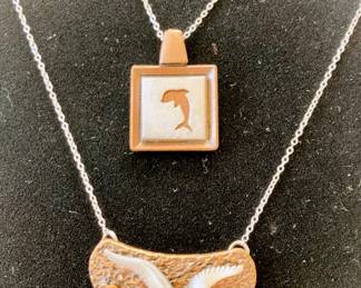 HPT128 Pewter Necklaces (2)