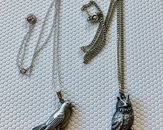 HPT129 2 More SS Pewter Necklaces 