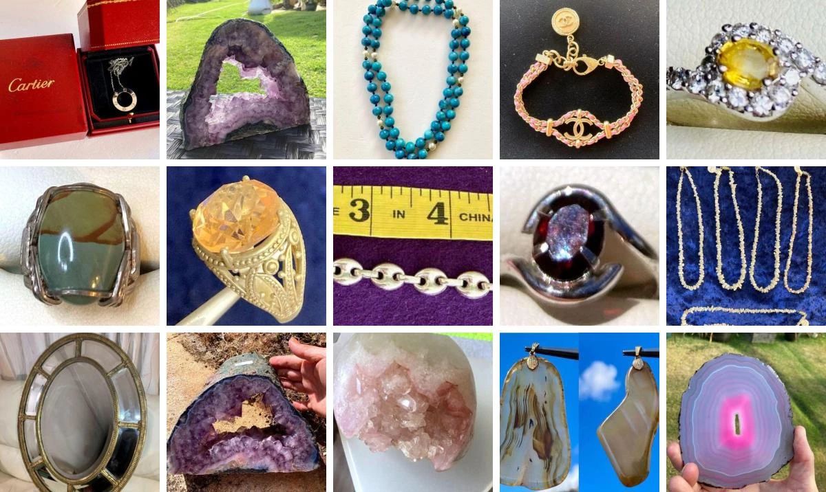 HAWAII KAI PRECIOUS TREASURES CTBids Online Auction • Bidding Ends 09/28/23 • Pickup 09/30/23
Lots of precious treasures in this auction - beautiful fine jewelry, geodes, crystals, gemstones, collectibles, designer items, household goods, art and much, much more! 
