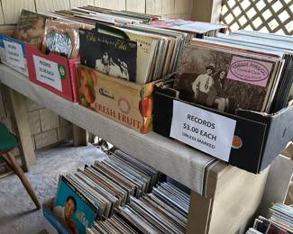 OVER 3000 LP'S, 45'S