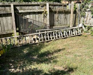LARGE LOT OF LADDERS