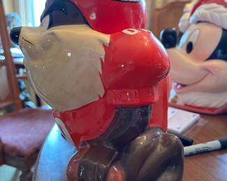 TAZ KC CHIEFS COOKIE JAR