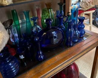 COBALT BLUE GLASSWARE