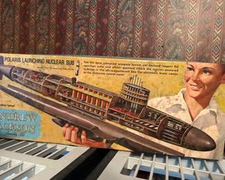 ANDREW JACKSON POLARIS LAUNCHING NUCLEAR SUB KIT-NEVER OPENED