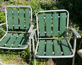 VINTAGE LAWN CHAIRS