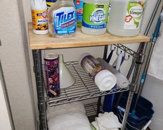 Rolling Storage Cart - Cleaning Supplies