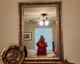 Large Gold Mirror - Home Decor