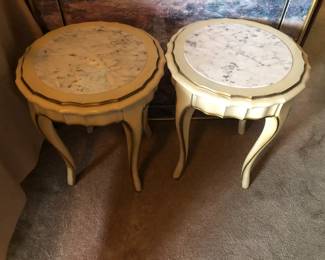PAIR OF END TABLES