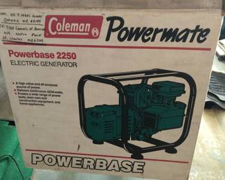 NEW COLEMAN ELECTRIC GENERATOR