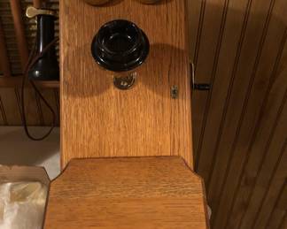 ANTIQUE WALL PHONE