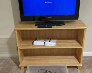 32 Inch Sharp Aqos TV with Stand and Bose Speakers