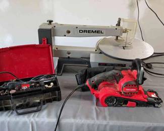 Belt Sander, Dremal Tool and Scroll Saw