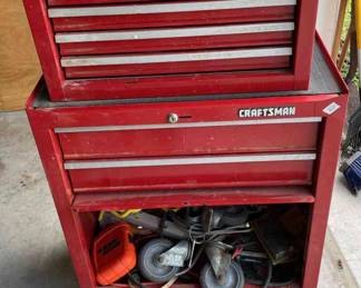 Craftsman Tool Box with Tools