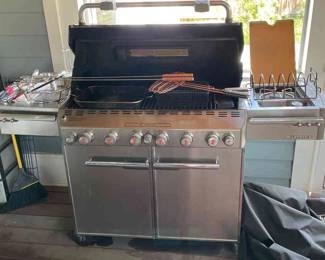 Gas Grill with Accessories