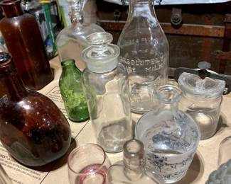 Antique Glass Bottles