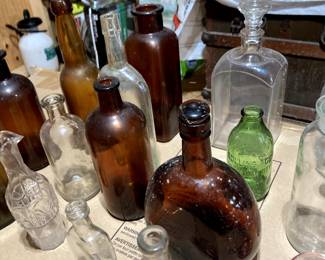 Antique Glass bottles
