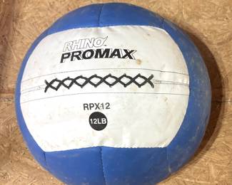12lb medicine ball for exercise